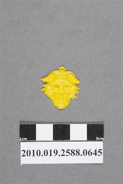 黃色人物頭像造型尪仔仙 (共2張)