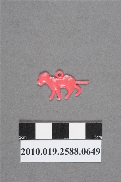 粉紅色狗造型尪仔仙 (共2張)