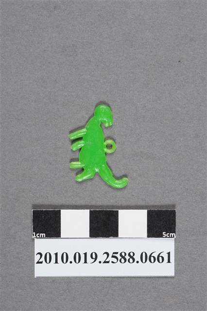 綠色恐龍造型尪仔仙 (共2張)