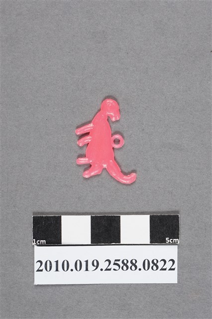 粉紅色恐龍型尪仔仙 (共2張)