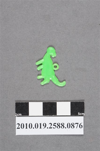 綠色恐龍型尪仔仙 (共2張)