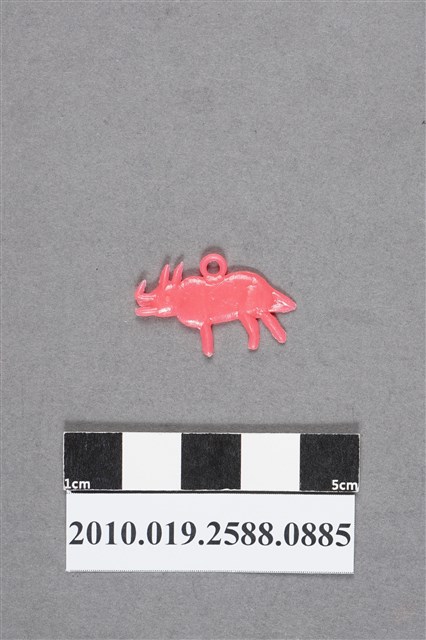 粉紅色牛型尪仔仙 (共2張)