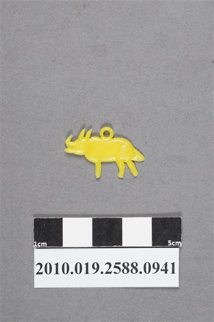 黃色牛型尪仔仙 (共2張)