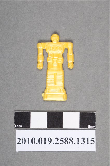 黃色機器人型尪仔仙 (共2張)