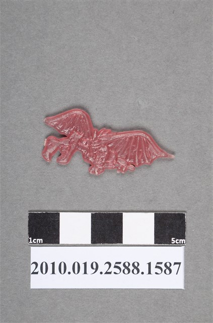 紅色恐龍型尪仔仙 (共2張)