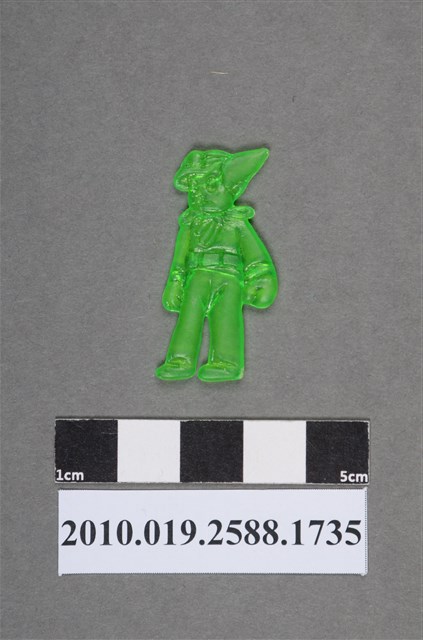 綠色人型尪仔仙 (共2張)