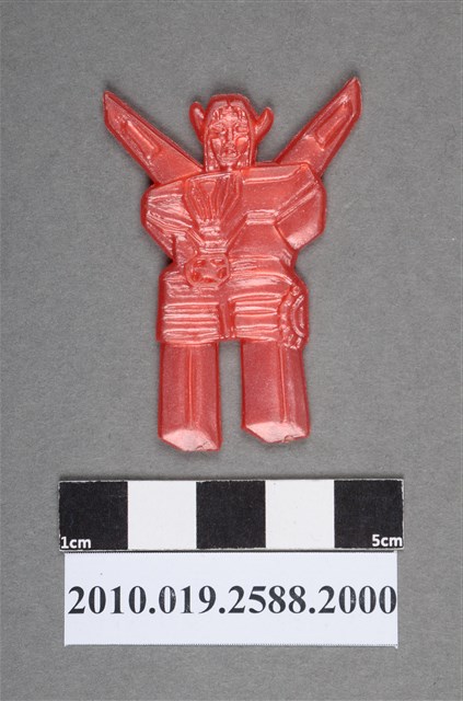 紅色機器人型尪仔仙 (共2張)