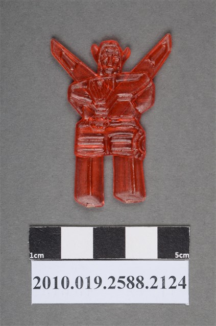 紅色機器人型尪仔仙 (共2張)