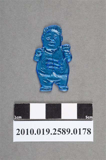 藍色人型尪仔仙 (共2張)