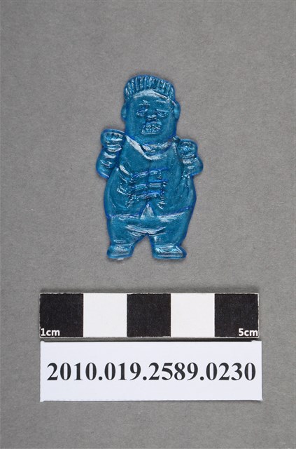 藍色人型尪仔仙 (共2張)