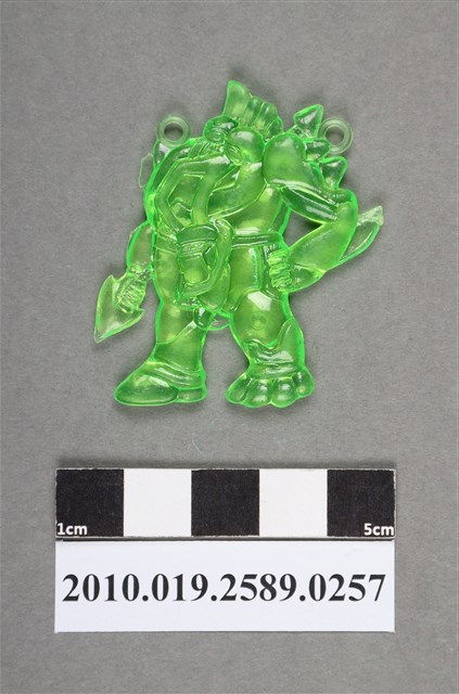 綠色機器人型尪仔仙 (共2張)