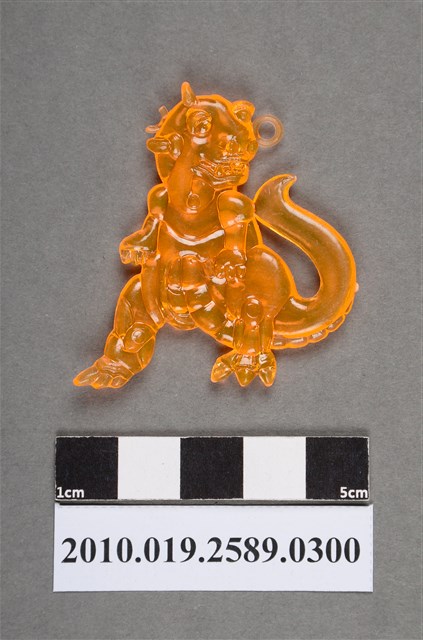 橘色恐龍型尪仔仙 (共2張)