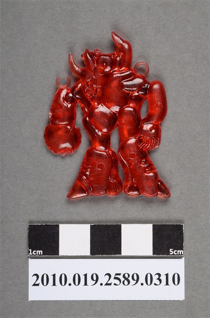 紅色機器人型尪仔仙 (共2張)