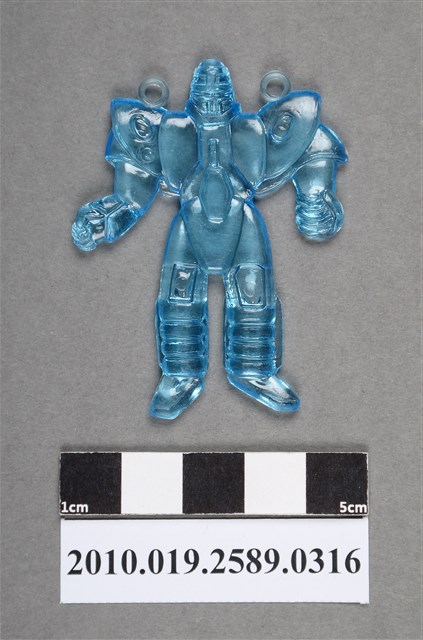 藍色機器人型尪仔仙 (共2張)