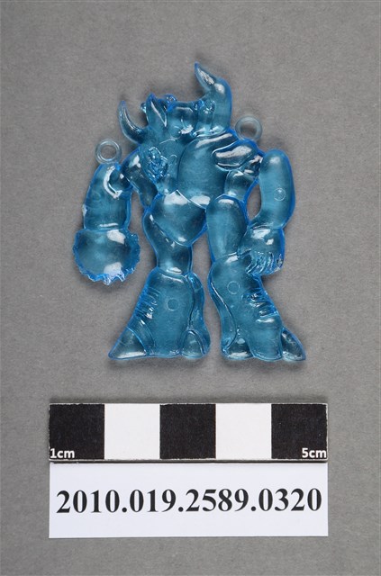 藍色機器人型尪仔仙 (共2張)