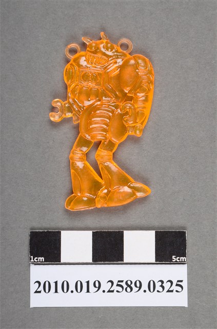 橘色機器人型尪仔仙 (共2張)