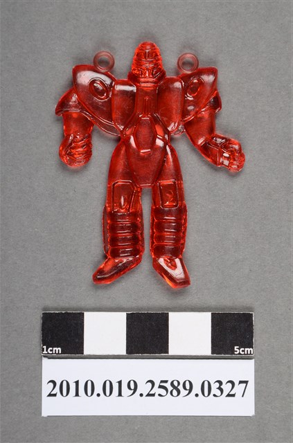 紅色機器人型尪仔仙 (共2張)