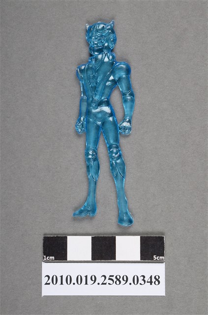 藍色人型尪仔仙 (共2張)