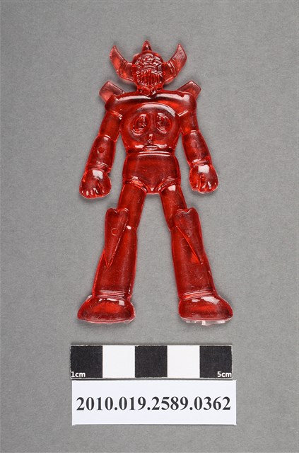 紅色機器人型尪仔仙 (共2張)