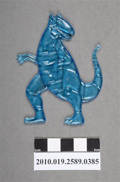 藍色恐龍型尪仔仙 (共2張)