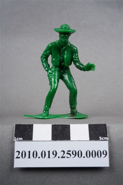 綠色牛仔造型玩具士兵 (共9張)