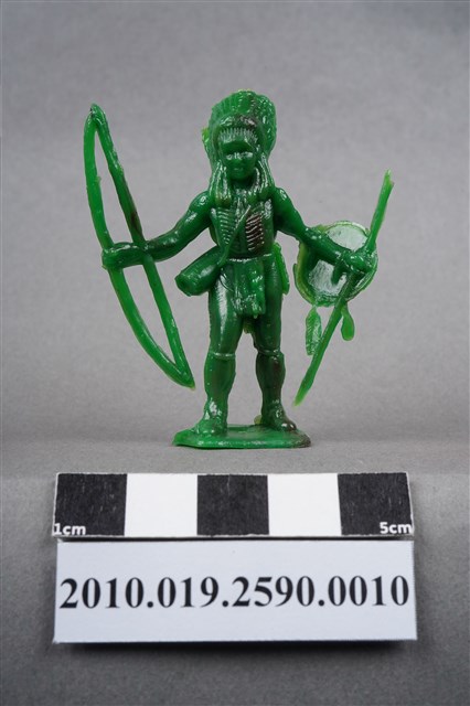 綠色印地安人造型玩具士兵 (共9張)