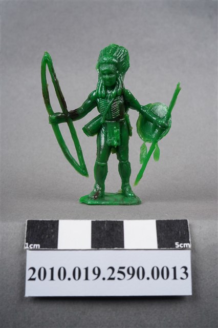 綠色印地安人造型玩具士兵 (共9張)