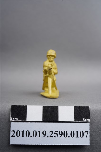 黃色機槍兵造型玩具士兵 (共9張)