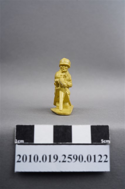 黃色機槍兵造型玩具士兵 (共9張)