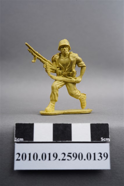 黃色機槍兵造型玩具士兵 (共9張)