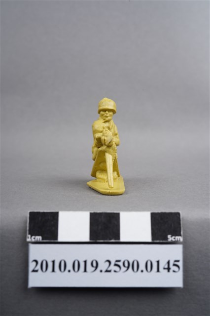 黃色機槍兵造型玩具士兵 (共9張)