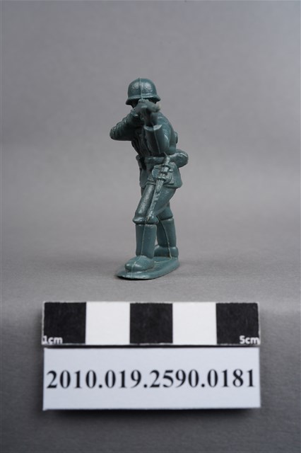 藍綠色步兵造型玩具士兵 (共9張)