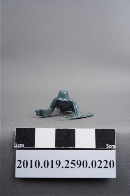藍綠色步兵造型玩具士兵 (共9張)