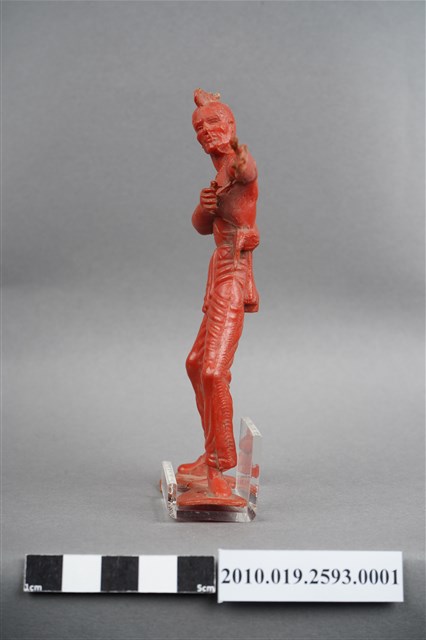 紅色印地安人造型玩具士兵 (共9張)