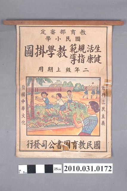 國民教育圖書公司印行《國民小學生活規範健康指導教學掛圖》二年級上學期用 (共24張)