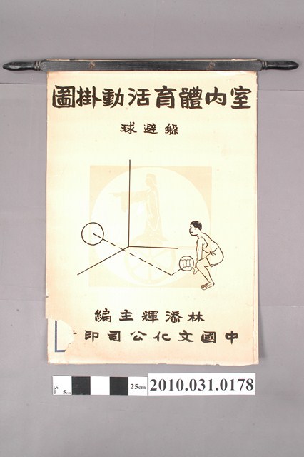 林添輝主編《室內體育活動掛圖》躲避球 (共4張)