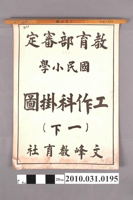 文峰教育社印行《國民小學工作科掛圖（一下）》 (共4張)