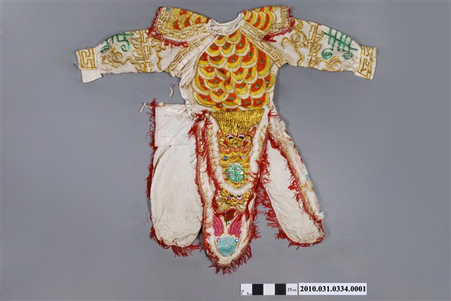 八家將一件式白色長袖法服 (共2張)