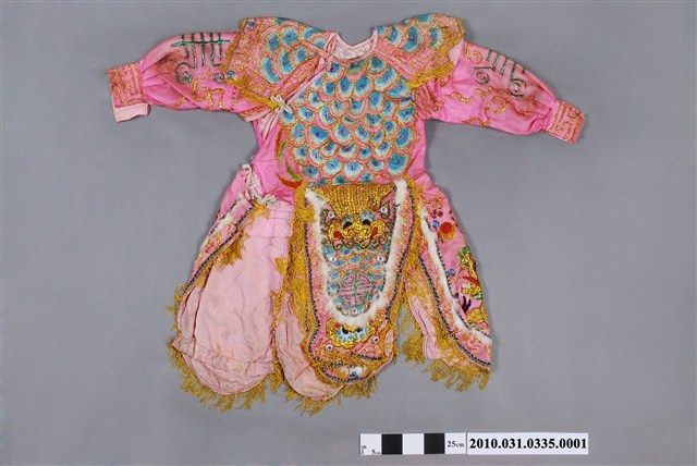 八家將一件式粉紅色長袖法服 (共2張)
