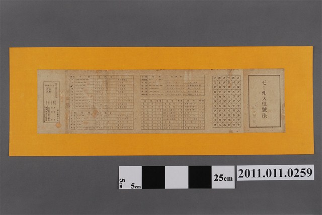 神保胖發行《摩斯密碼法》 (共2張)