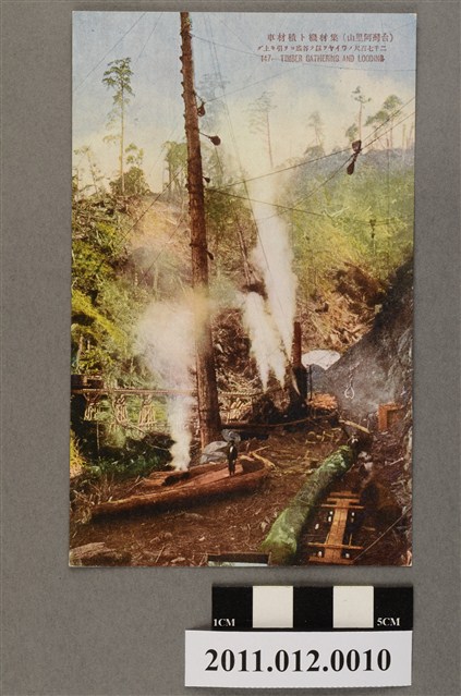 （臺灣阿里山）集材機與積材車 (共3張)