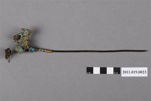 鎏金飛鳳點翠簪 (共7張)