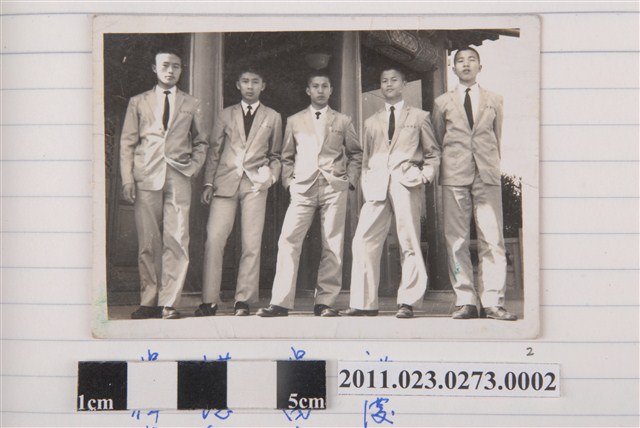 洪慶峰就讀新竹師專五虎將合照 (共1張)