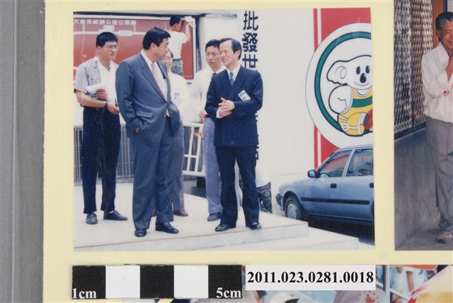 臺中縣縣長廖了以視察會場照 (共1張)