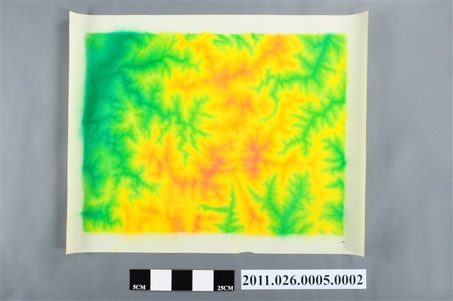 吳信政編輯臺灣衛星影像臺灣地形圖局部之二 (共2張)