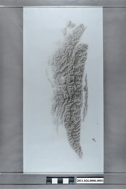 吳信政編輯臺灣衛星影像臺灣地形圖之一 (共2張)