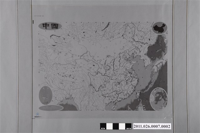 吳信政編輯〈中國城市鐵路地圖〉青色色版之二 (共2張)