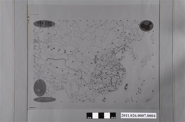 吳信政編輯〈中國城市鐵路地圖〉黃色色版之四 (共2張)