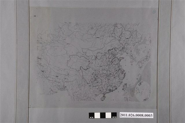 吳信政編輯〈中國城市鐵路地圖〉之三 (共2張)