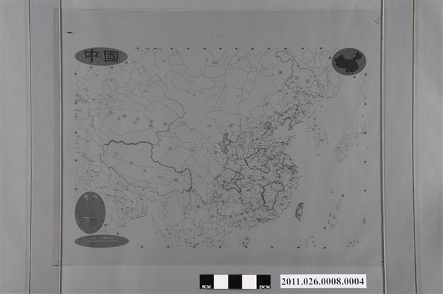 吳信政編輯〈中國城市鐵路地圖〉之四 (共2張)